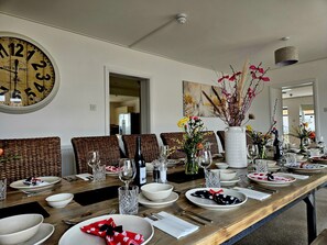 Family House, Accessible, Private Bathroom | Dining