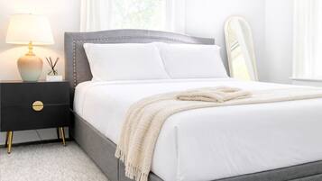 Desk, iron/ironing board, free WiFi, bed sheets