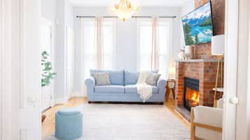 Fernseher, Kamin