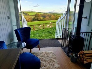 Interior - Big Blue, Horse Lorry Conversion Private hot tub (Bodmin)