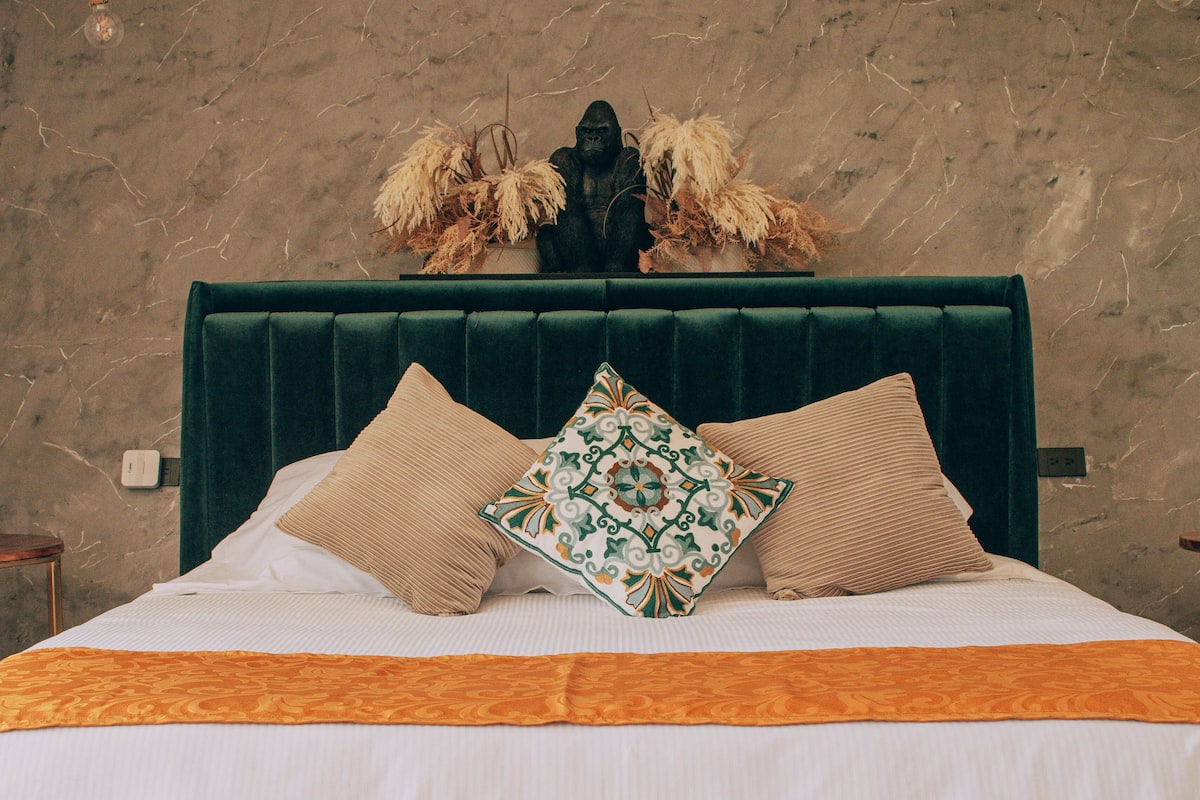 luxury cabin | premium bedding, down duvets, memory-foam beds, minibar