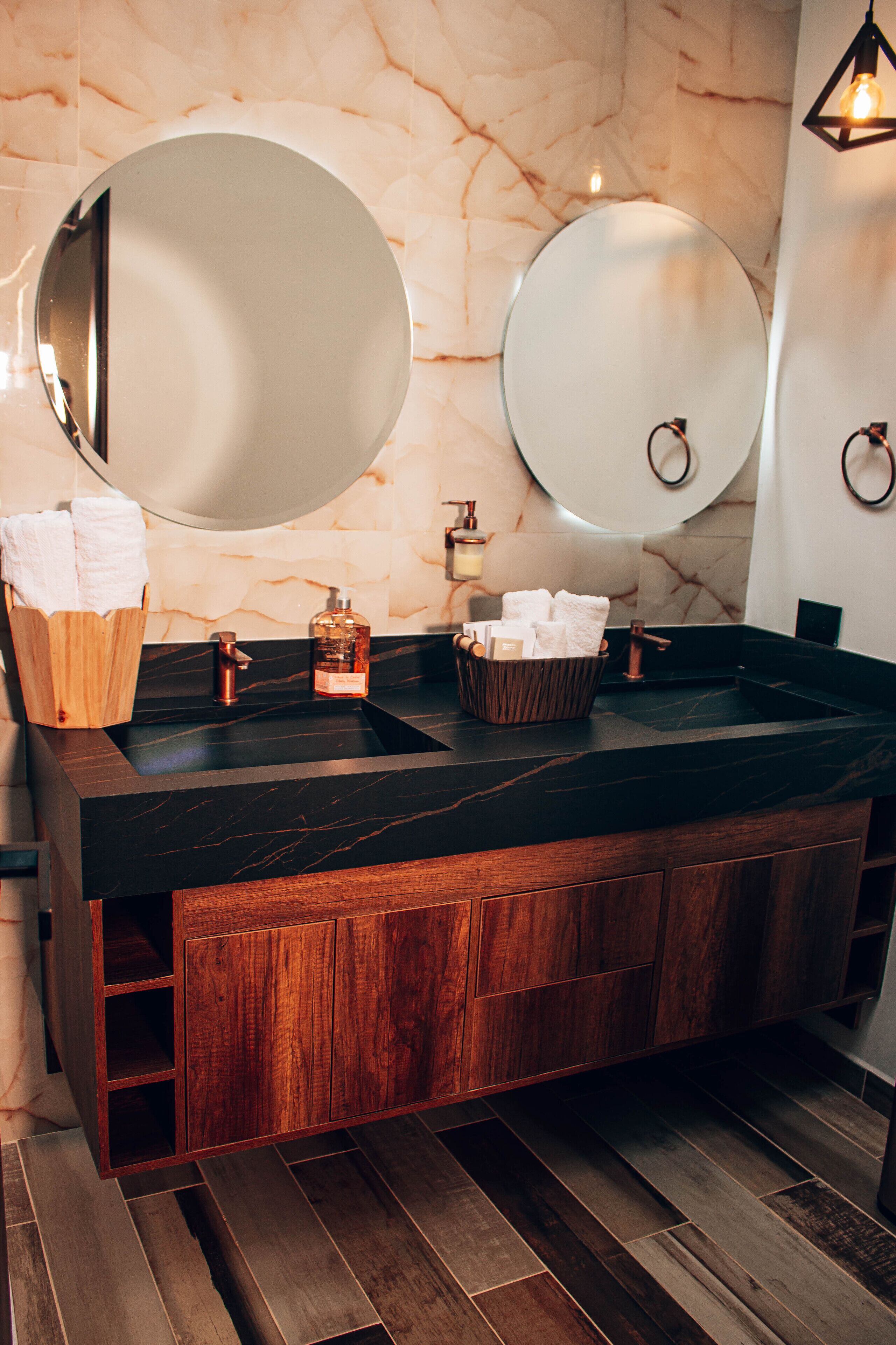 elite double room | bathroom | shower, rainfall showerhead, free toiletries, hair dryer