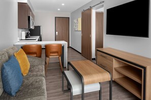 Smart TV de 55 pulgadas con canales por cable, una televisión