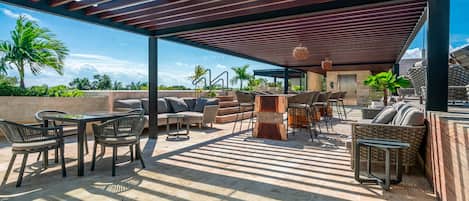 Terrasse sur le toit