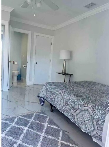 Private suite, private entrance.