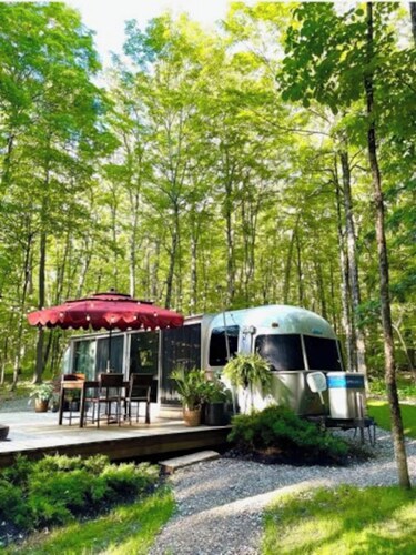 Luxury, modern AIRSTREAM at June Farms!