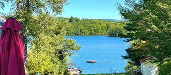 A spectacularly charming LAKE HOUSE on gorgeous Burden Lake!