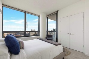 2 bedrooms, iron/ironing board, travel cot, WiFi