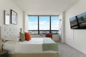 2 bedrooms, iron/ironing board, travel cot, WiFi