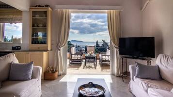 TV connectée, cheminée