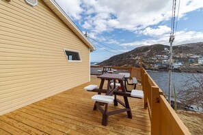 Outdoor dining - Haven   .. (Petty Harbour)