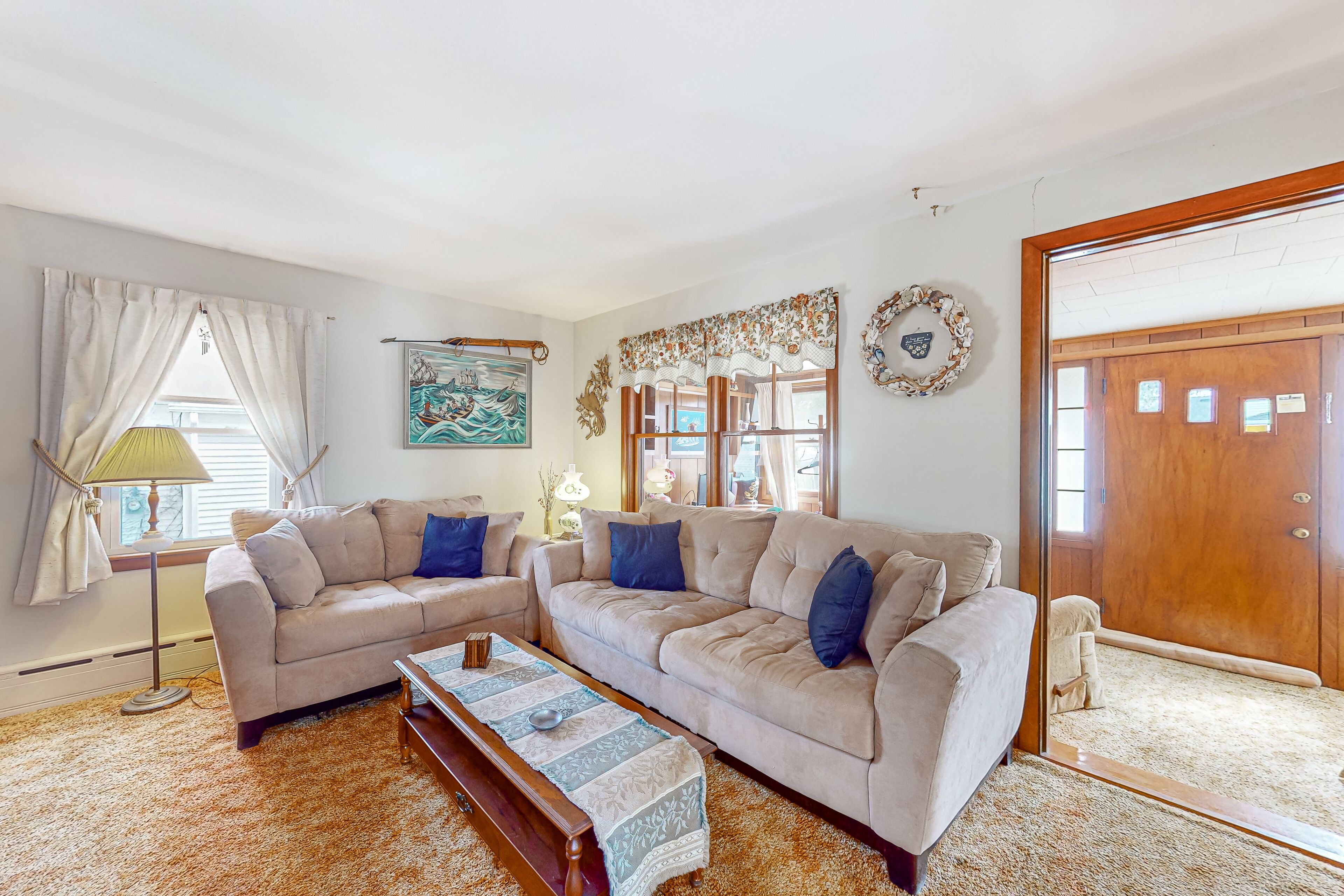 2-story home near downtown & beach with grill, outdoor shower, W/D, & backyard