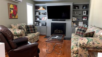 TV connectée, cheminée