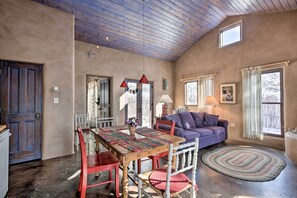Interior - Unique Casita w/ Kiva Fireplace: 11 Mi to Taos Ski (Arroyo Seco)