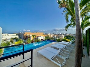 Outdoor pool - Acogedor Estudio Cerca DE 5TA Avenida M38 (Playa del Carmen)