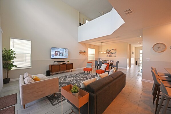 Smart TV, video games, foosball