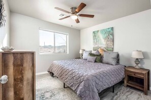 1 多间卧室、熨斗/熨衣板、免费 WiFi、床单