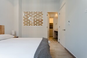 Deluxe-huoneisto | 1 makuuhuone, työpöytä, silitysrauta/-lauta, ilmainen Wi-Fi