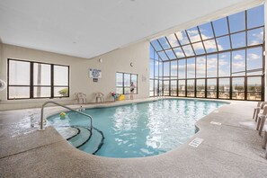 Indoor pool, a heated pool