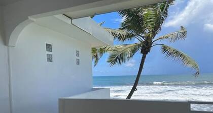 Floor of a House on the beach. Ocean view