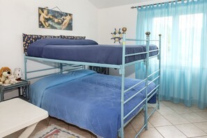 3 chambres, draps fournis