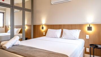 Apartamento básico | 1 quarto, Wi-Fi de cortesia, roupa de cama