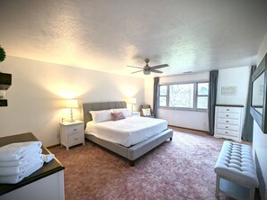 12 bedrooms, desk, iron/ironing board, travel cot