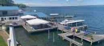 Seneca Lake View Retreat sits secluded on a 2 acre lot.