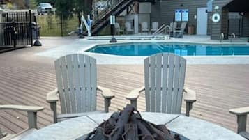 Indoor pool, outdoor pool