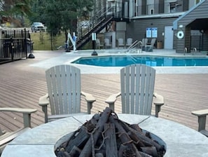 Indoor pool, outdoor pool