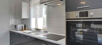 Villa with swimming pool and garden kitchen