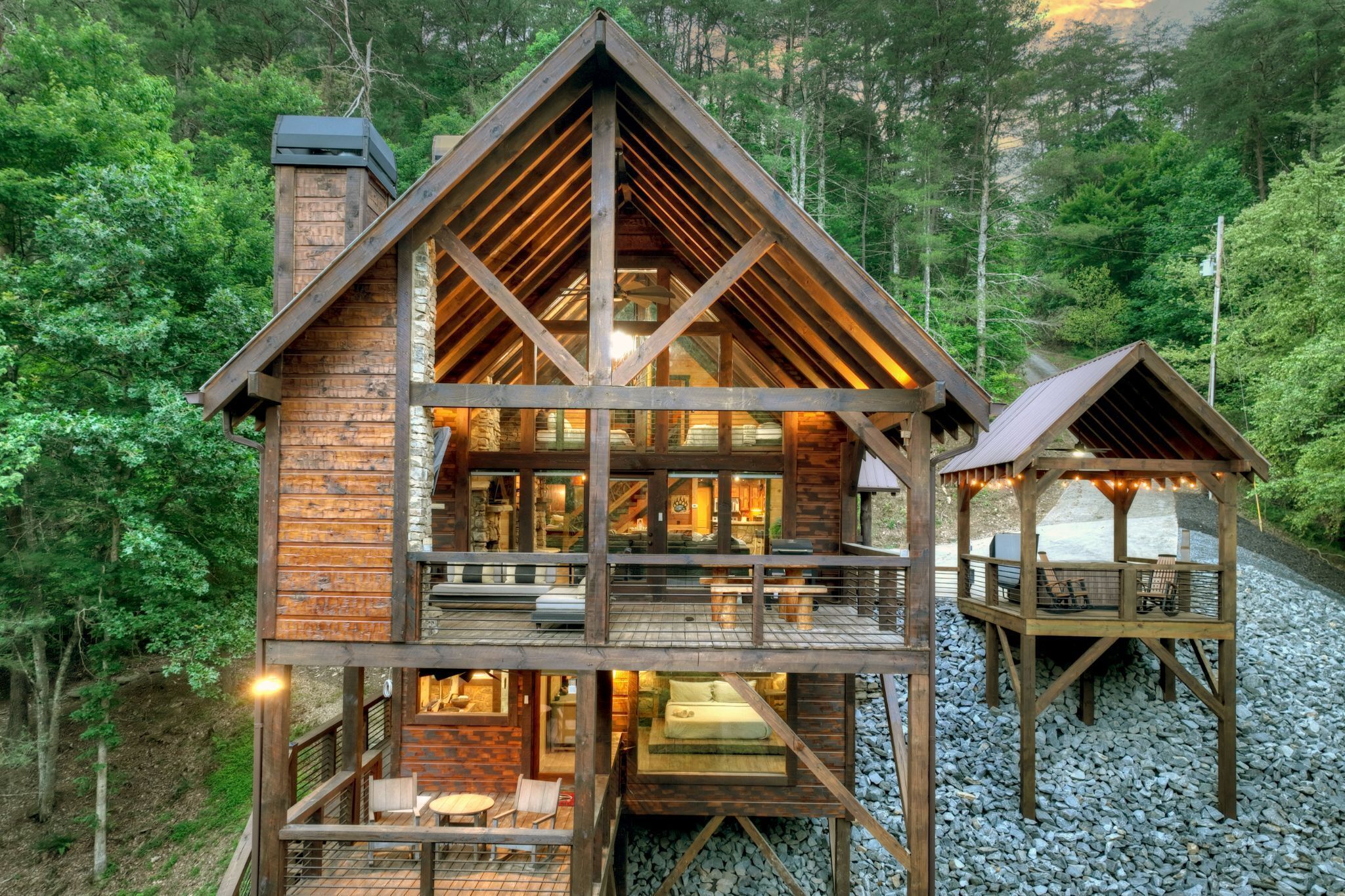 Overnattingsstedets uteområder