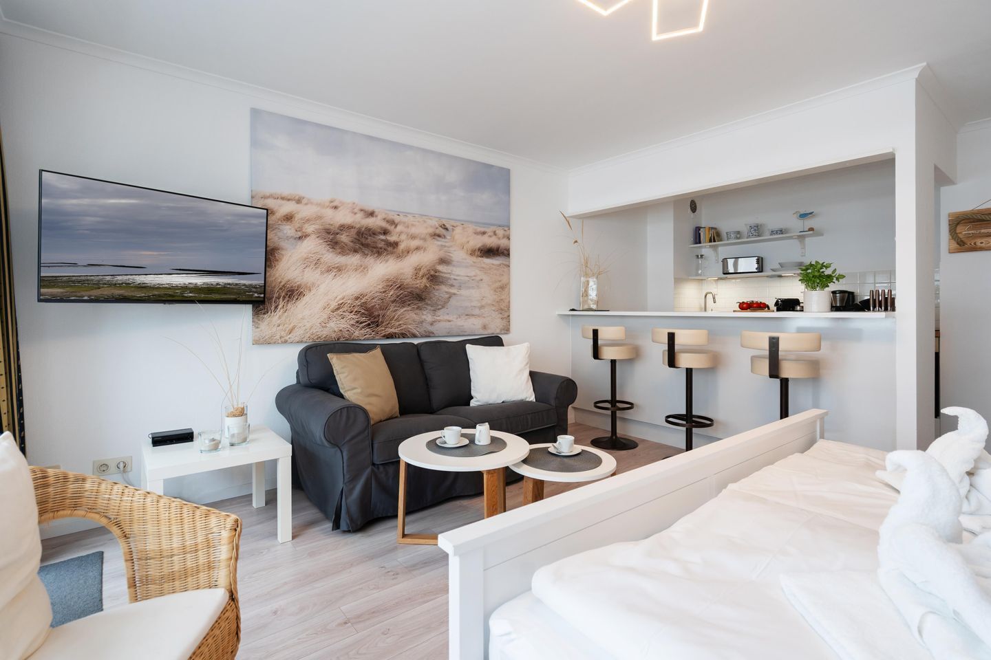 Fernseher, Stereoanlage