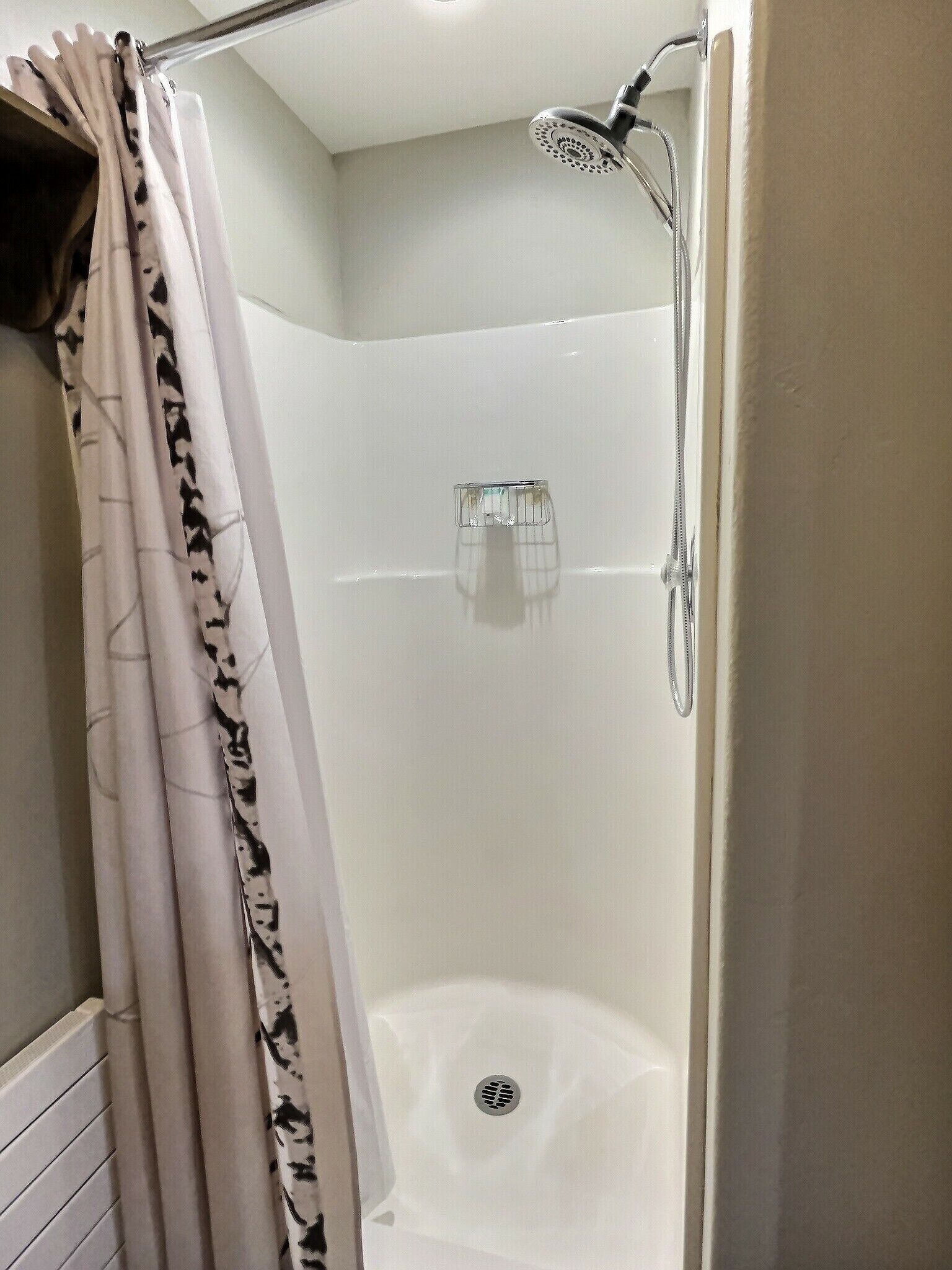 Hair dryer, towels