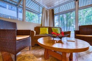 Basic Studio | Living area | 32-inch Smart TV with digital channels, TV, pay movies