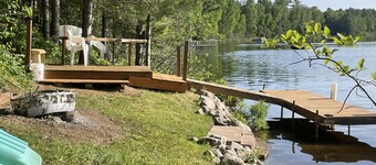 Cozy Lakefront Cottage on Little Pequaywan ~ Great for all seasons