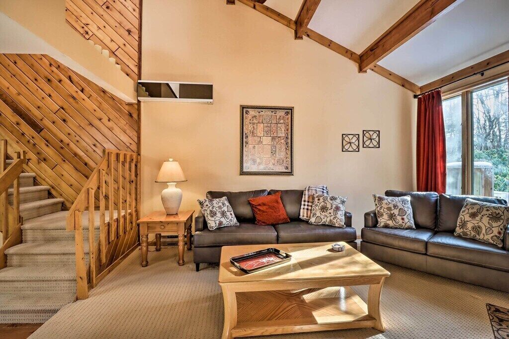 Cozy Lake Harmony Home w/ Fireplace & Hot Tub!