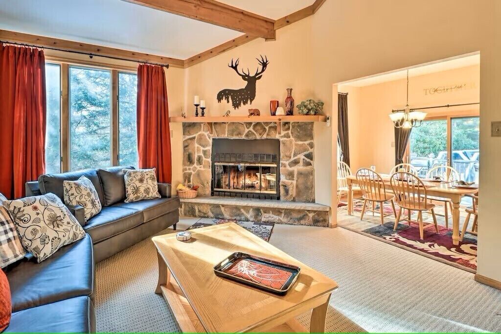 Cozy Lake Harmony Home w/ Fireplace & Hot Tub!