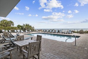 Indoor pool - Relaxing Oceanfront Retreat-Updated 2 BR with Scenic Balcony (Myrtle Beach)
