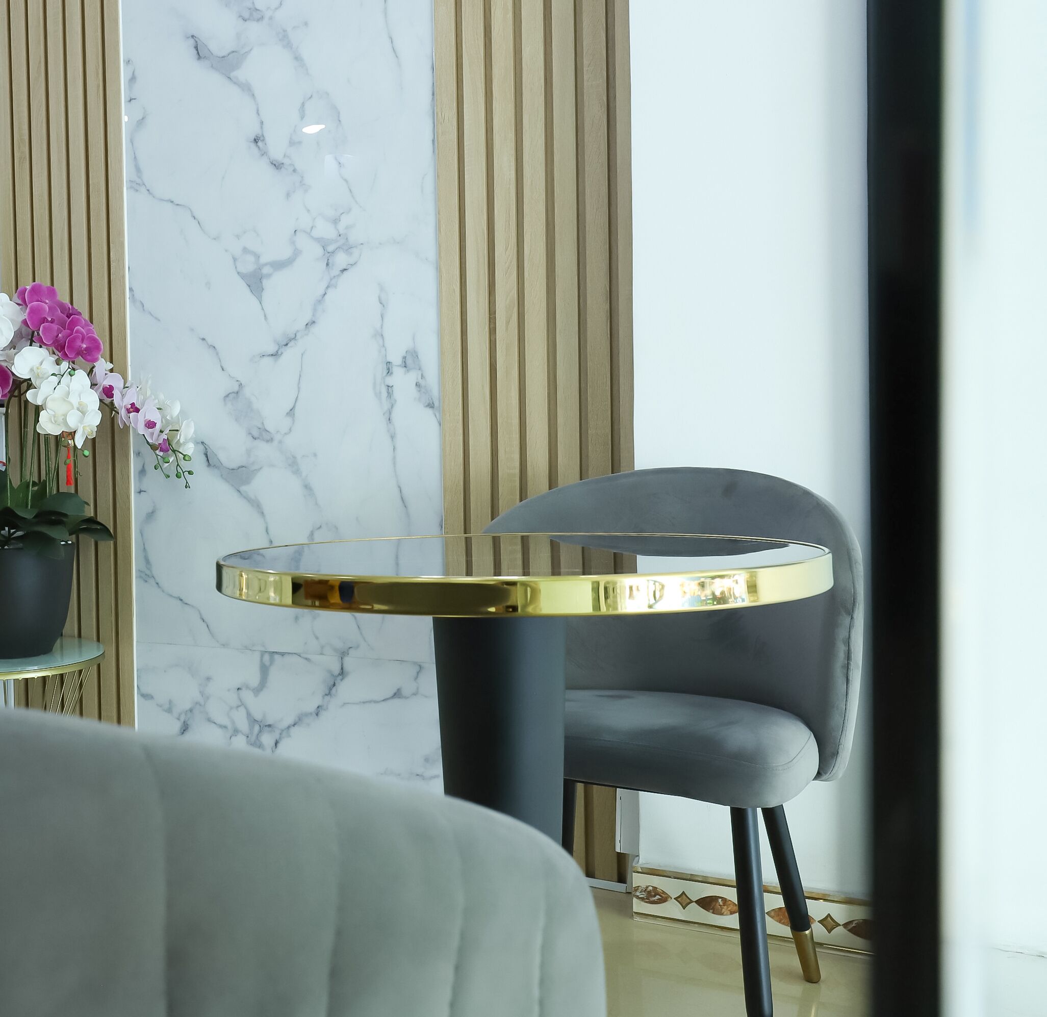 Sitteområde i lobbyen