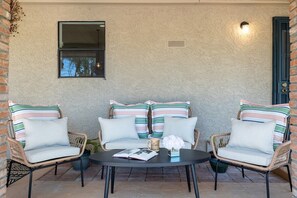 Terrace/patio - Bus Stop Saloon | Unique Western Stay | Limited Dates Open (Cave Creek)