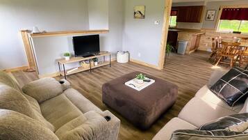 Smart TV, DVD player, video library