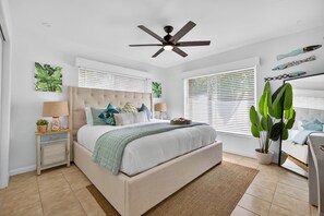 2 bedrooms, iron/ironing board, travel crib, WiFi