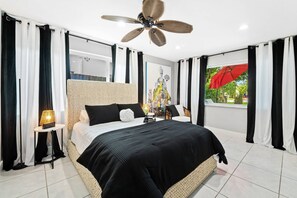 3 slaapkamers, een strijkplank/strijkijzer, gratis wifi, beddengoed