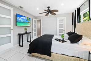 3 soverom, strykejern/-brett, wi-fi (inkludert) og sengetøy