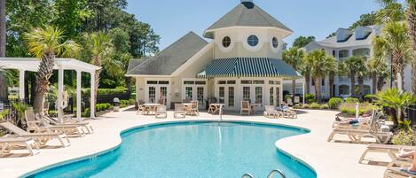 Una piscina climatizada