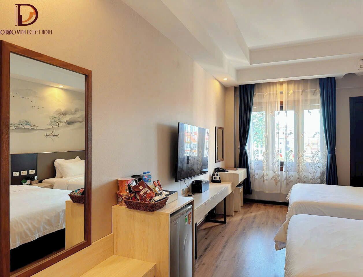 Phòng 2 giường đơn Executive | Két bảo mật tại phòng, trang bị nội thất với thiết kế riêng biệt, bàn 