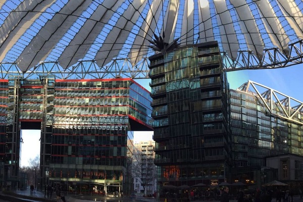 Das Sony Center am Potsdamer Platz