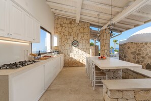 Dining - Villa with pool, sea front location , Plemmirio, DiCasaInSIcilia (Siracusa)