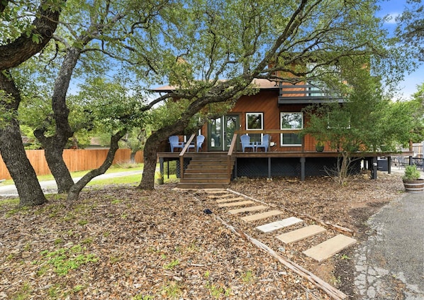Keep an eye out for the Texas Hill Country wildlife including white tail deer!